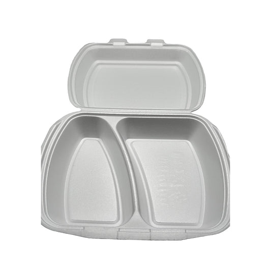 Menübox aus XPS - MB 2 | 24 x 21 x 7 cm | 1 Karton = 200 Stück